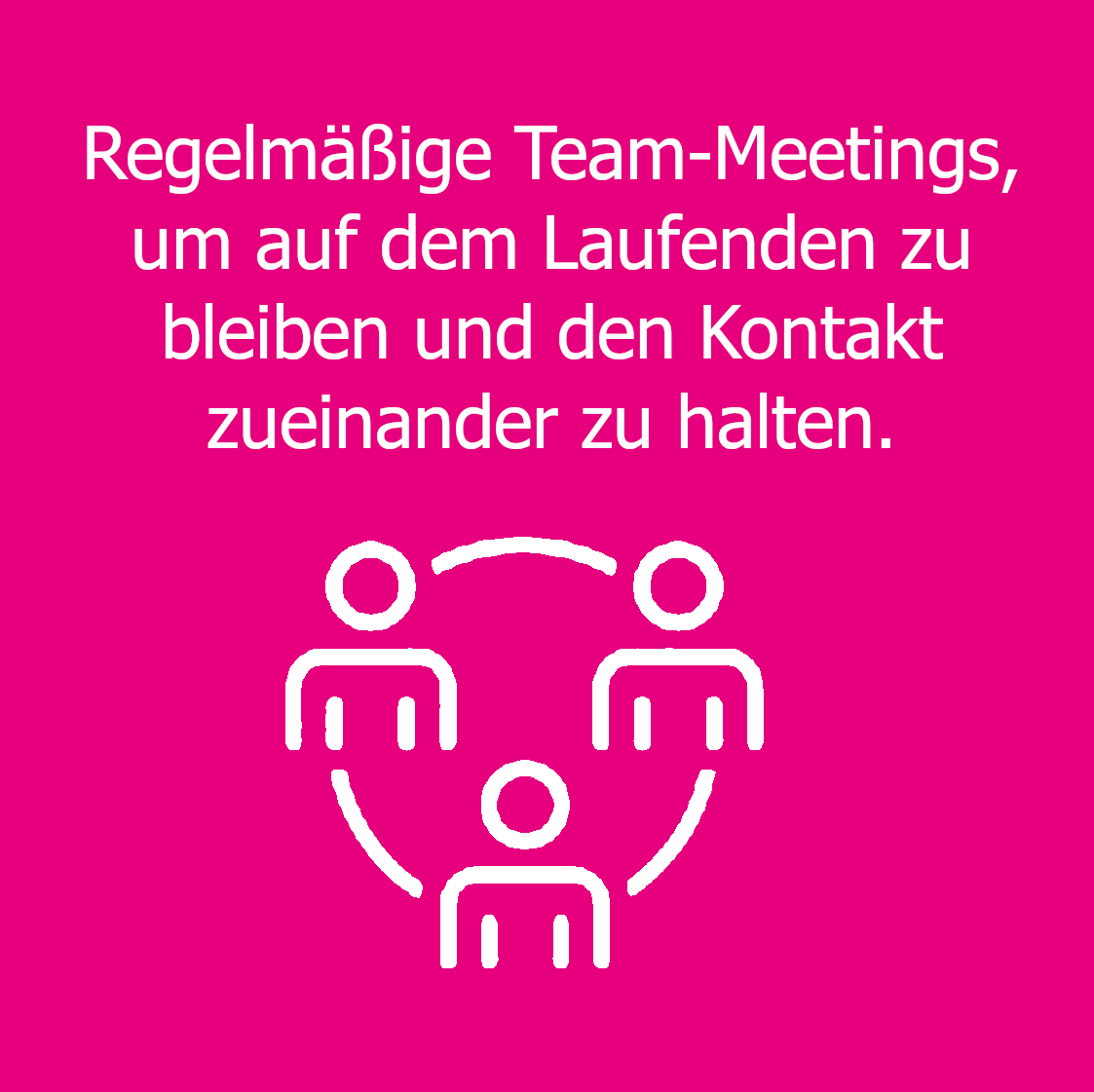 regelmäßige twinnovativ Teammeetings
