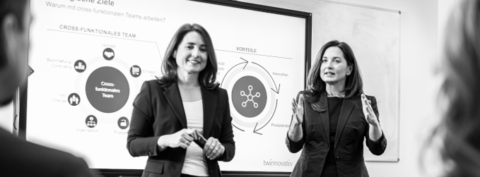 Christiane Räbiger und Martina Anzer mit dem Ziel die Beraterrolle zu revolutionieren