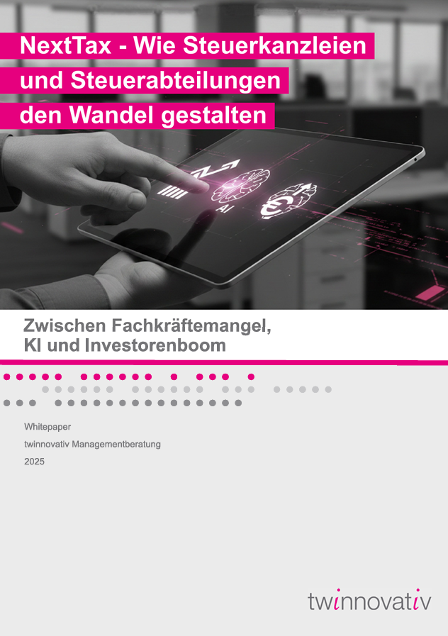 Whitepaper NextTax  - Wie Steuerkanzleien und Steuerabteilungen den Wandel gestalten 