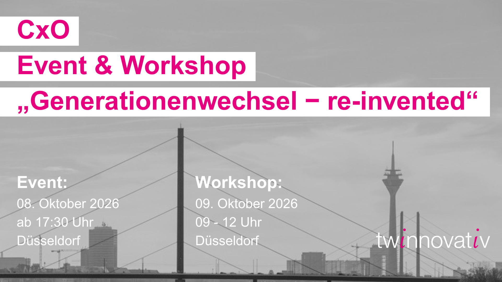 CxO-Event und Workshop